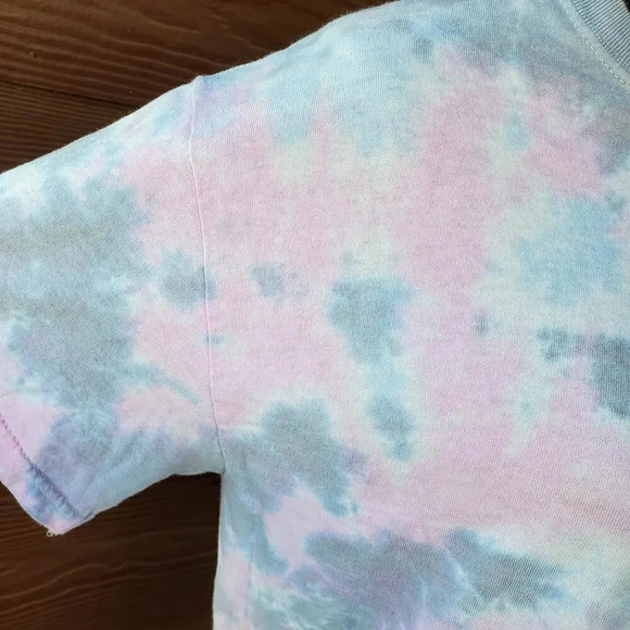 Gildan Pastel Tie-Dye Short Sleeve Crewneck T-Shirt Women's Size Medium - Picture 10 of 14